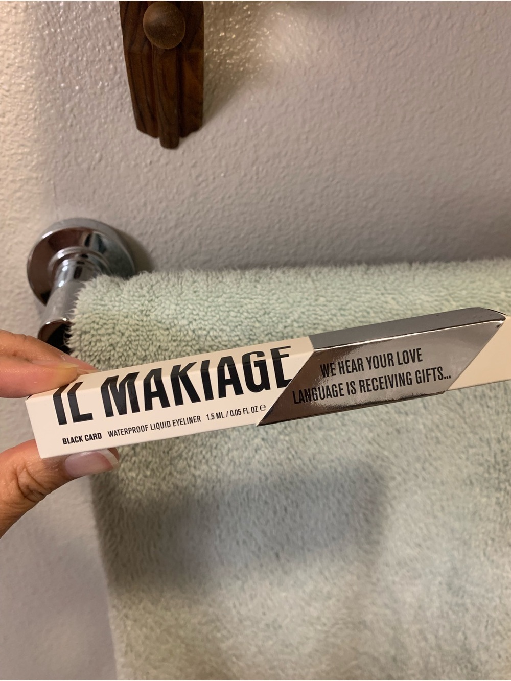 IL MAKIAGE Black Card Waterproof Liquid Eyeliner - Black